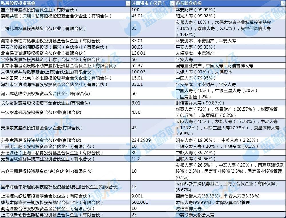 鲸观察｜2025年险资密集落子私募股权基金，严选科技、医疗健康等赛道长线“掘金”